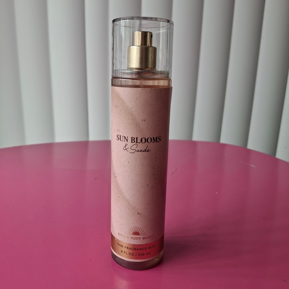 Bath & Body Works SUN BLOOMS & SUEDE Fine Fragrance Mist 8 oz